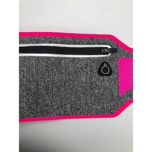 Cycling Pack Gym Waist Bag Pink and Gray - Picture 4 of 4